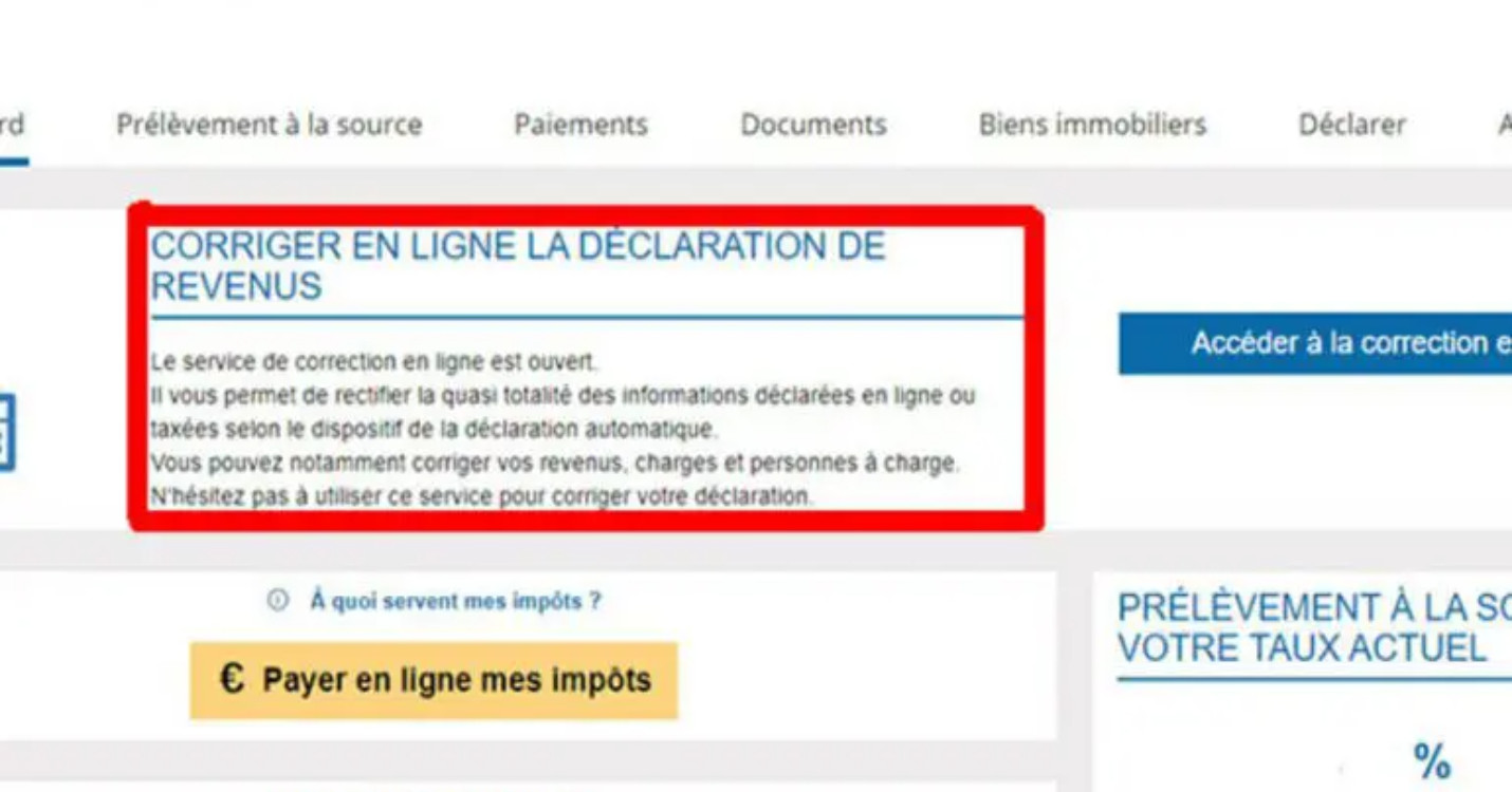 Corriger sa déclaration d’impôts française et déclarer l’usage de ses biens immobiliers